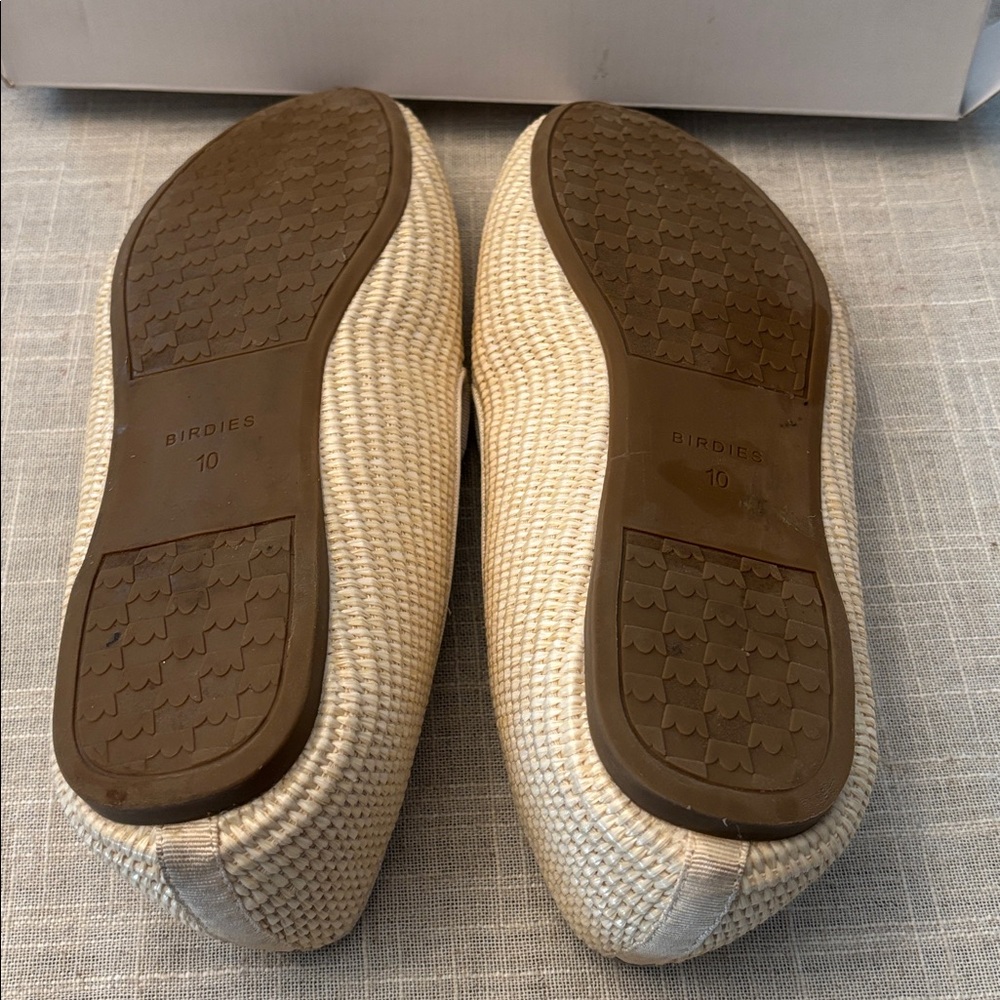Birdies The Starling slip-on natural 10 Cream Woven Loafers - Picture 5 of 6
